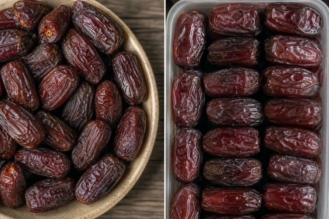 خرما خاصویی مزمز راهنمای انتخاب بسته‌بندی و تازگی محصول