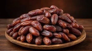 خرما خاصویی نرم بافت براق و چیدمان شکیل بسته‌بندی